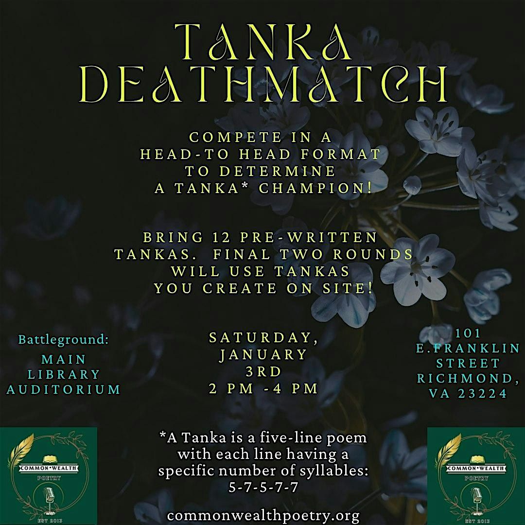 Tanka Deathmatch Poetry Tournament