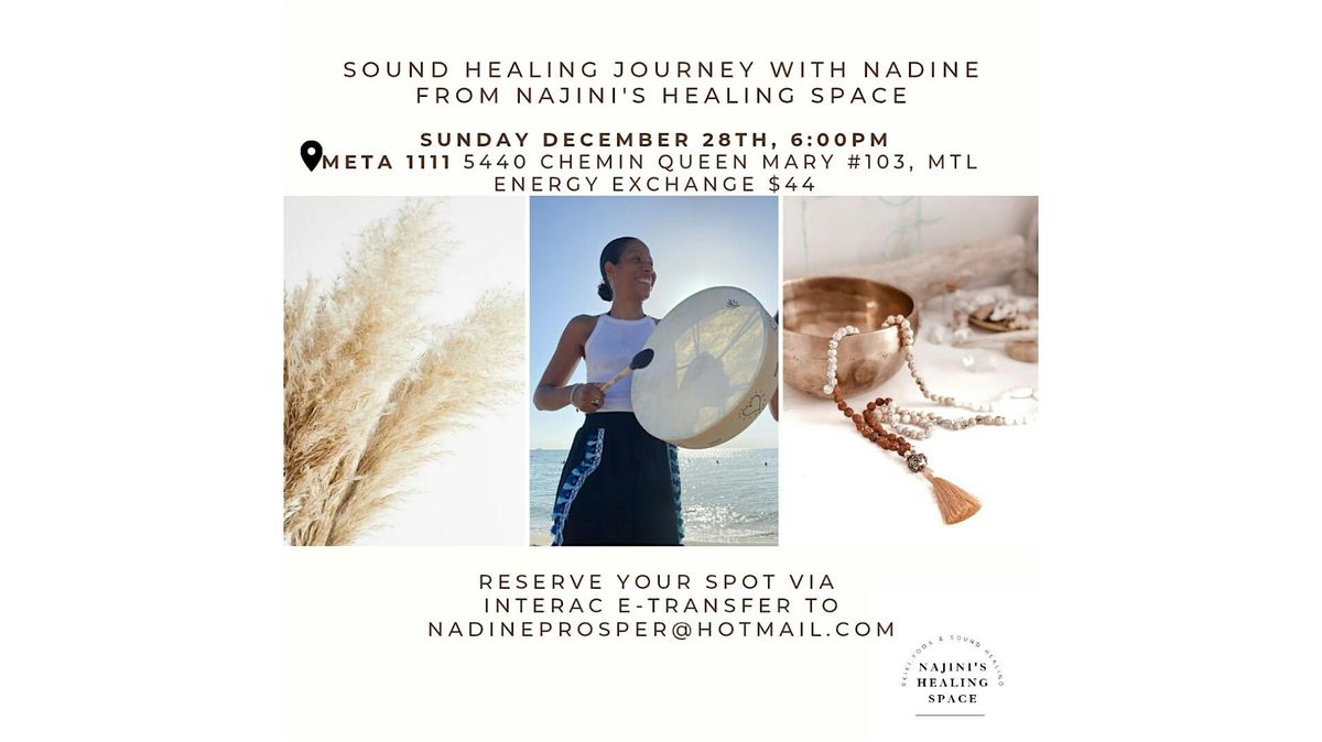 Sound Healing Journey with Nadine at Meta 1111