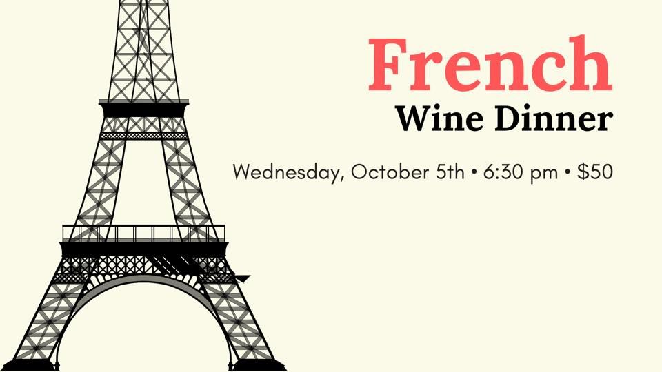 French Wine Dinner