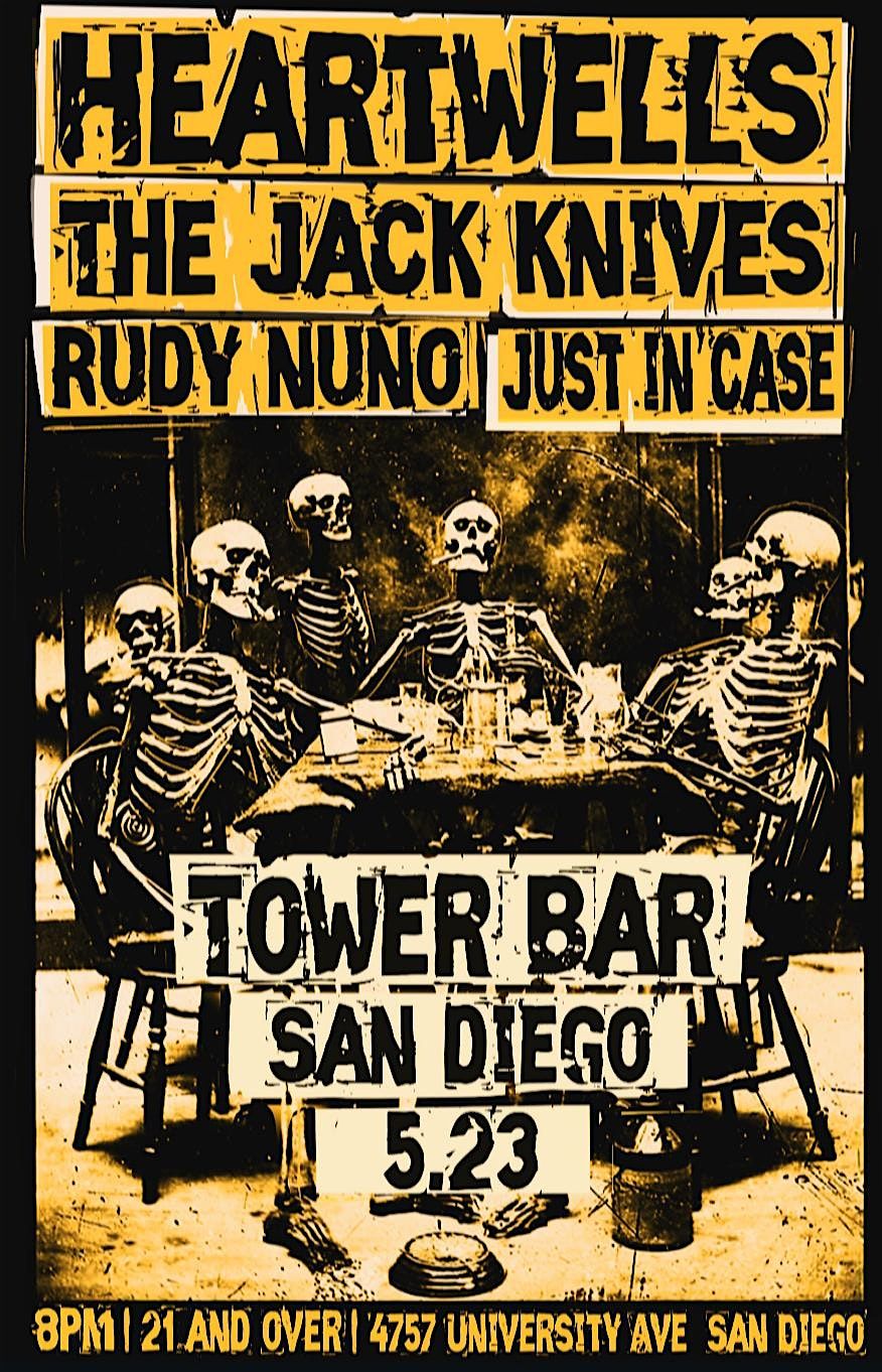 HEARTWELLS, The Jack Knives at Tower Bar