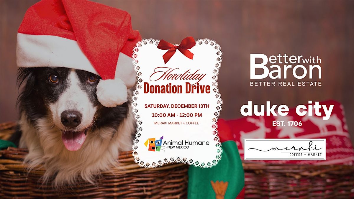 Howliday Donation Drive