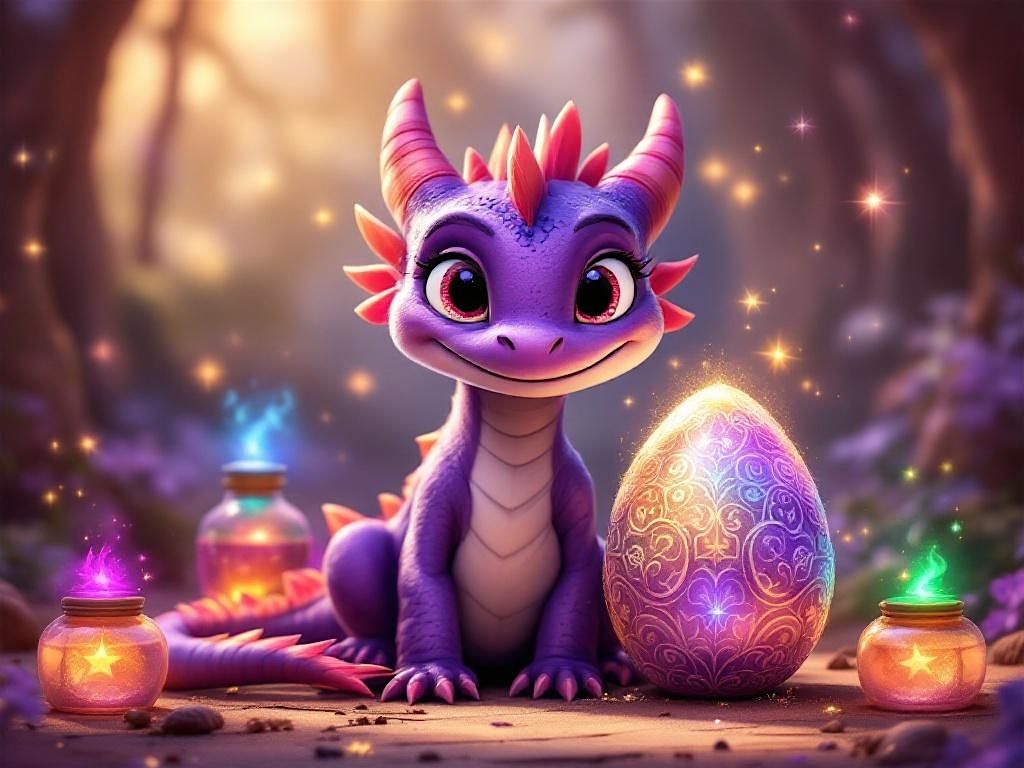 Magical Dragon Egg Making Workshop for children ages 4 and up in Poole!