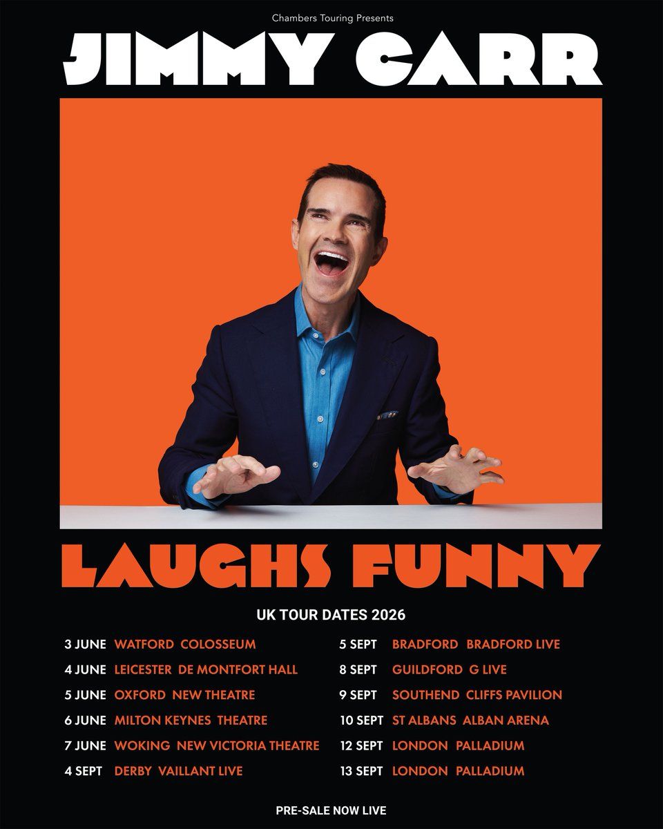 Jimmy Carr Derby Tickets