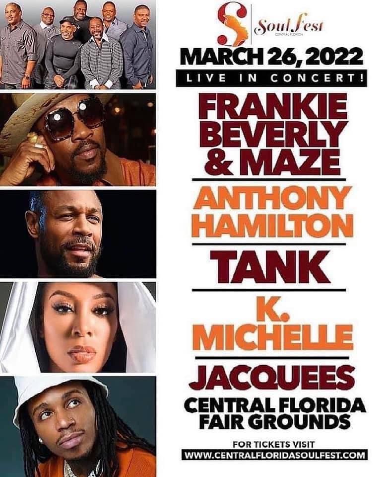CENTRAL FLORIDA SOUL FEST 2022 Orlando, Florida March 26 to March 27