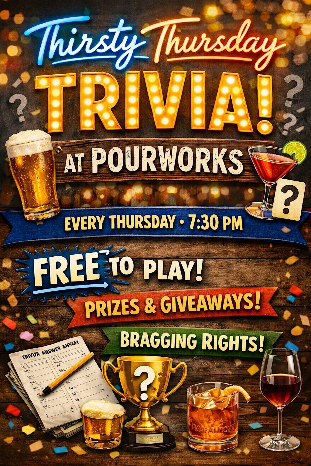 THIRSTY THURSDAY TRIVIA NIGHT!