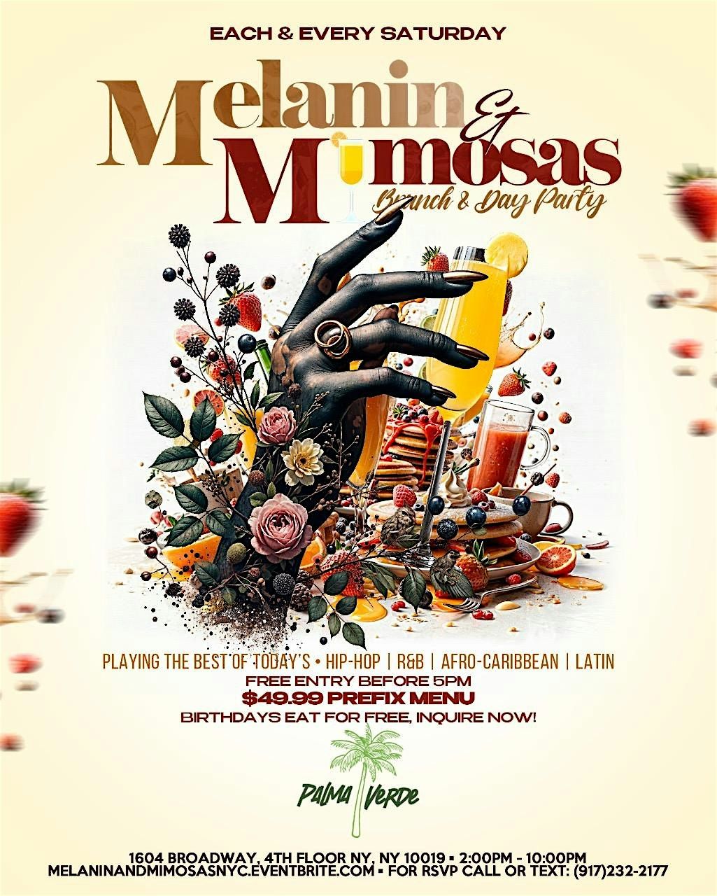 Melanin And Mimosas Brunch & Day Party At Palma Verde NYC