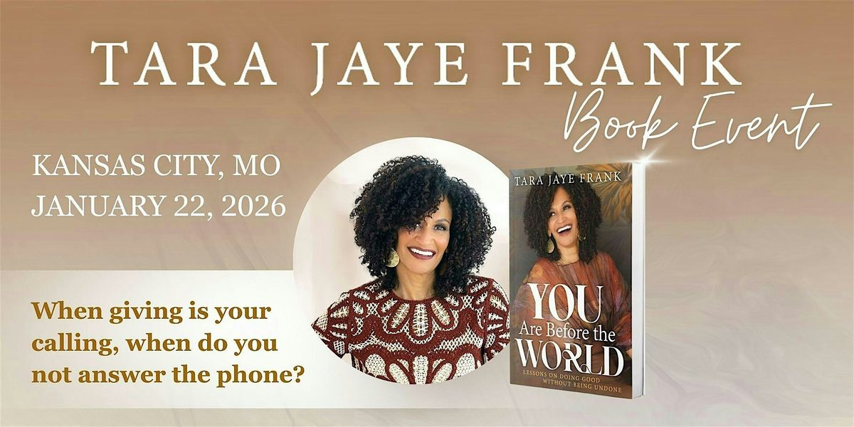 KCMO: YOU ARE BEFORE THE WORLD Book Event