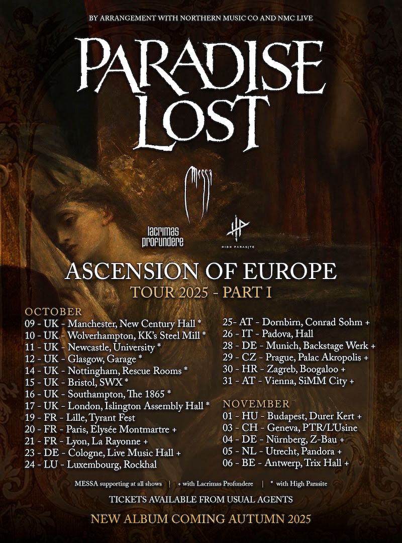 Paradise Lost N\u00fcrnberg Tickets