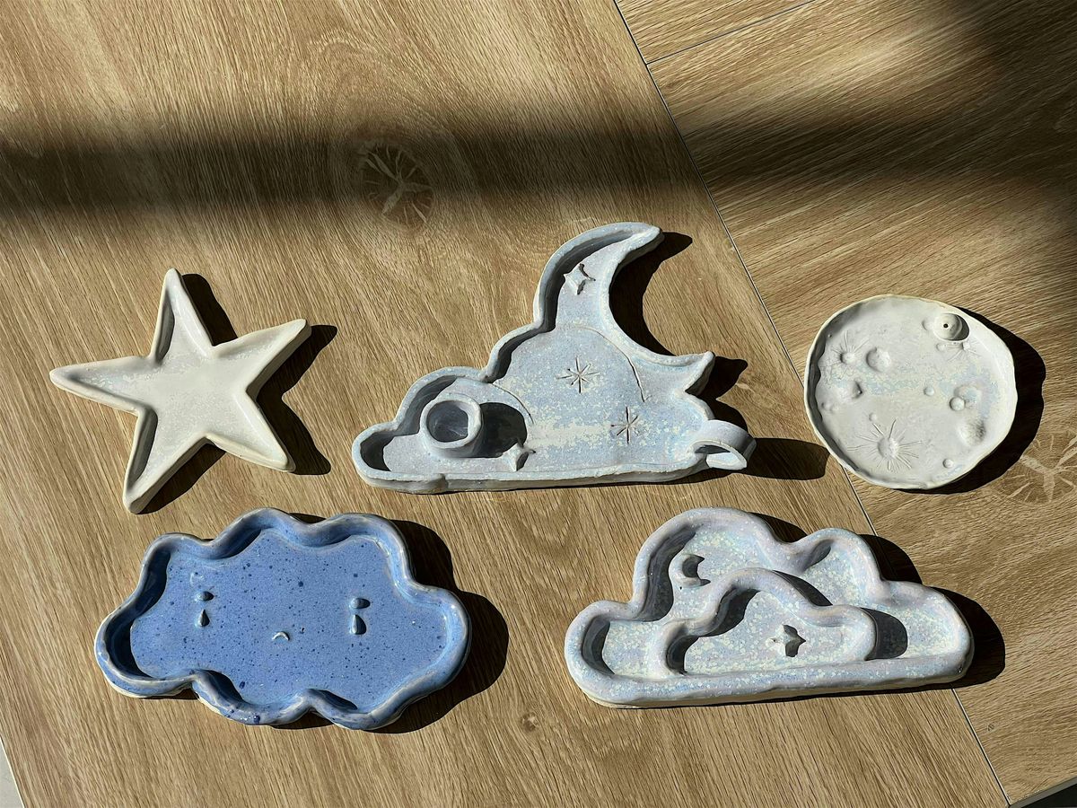 Celestial-Inspired Ceramic Dish Class - Intro to Pottery Workshop