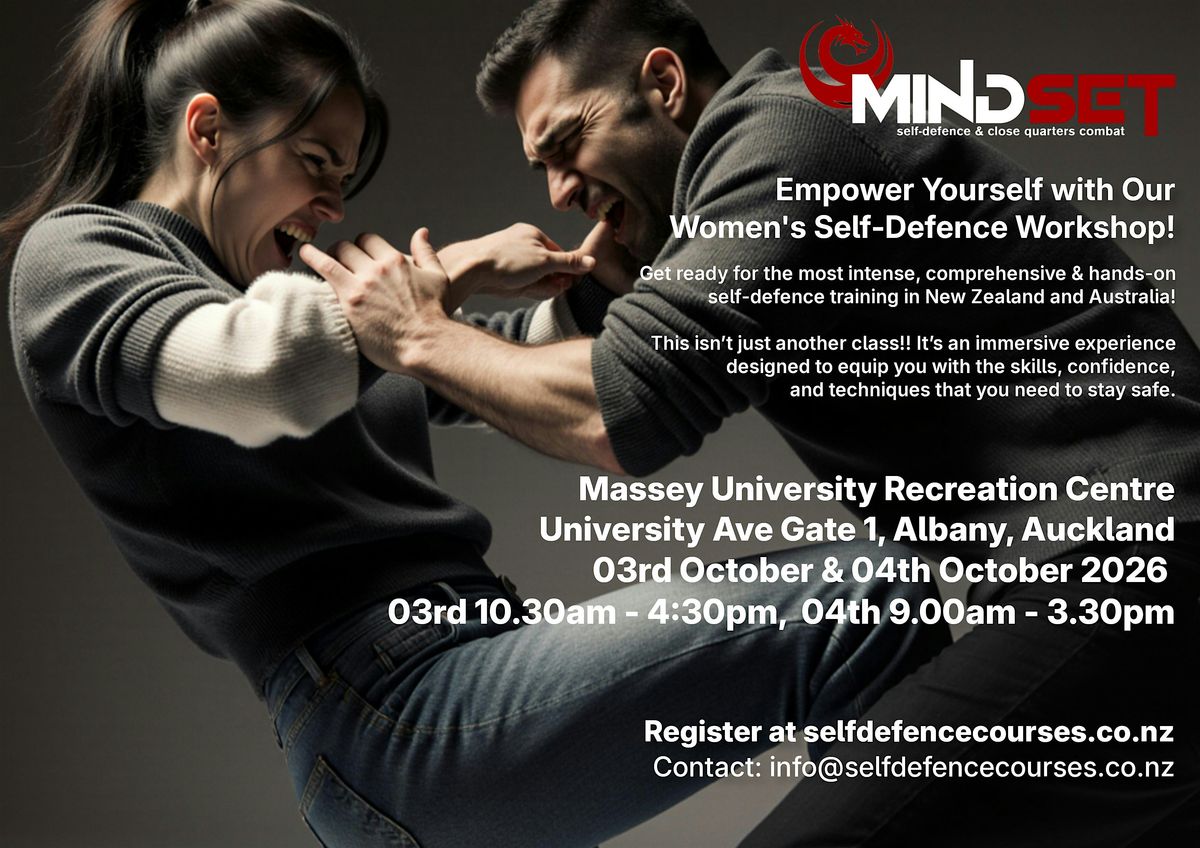 Women's MINDSET Weekend Self-Defence Workshop - Albany, Auckland