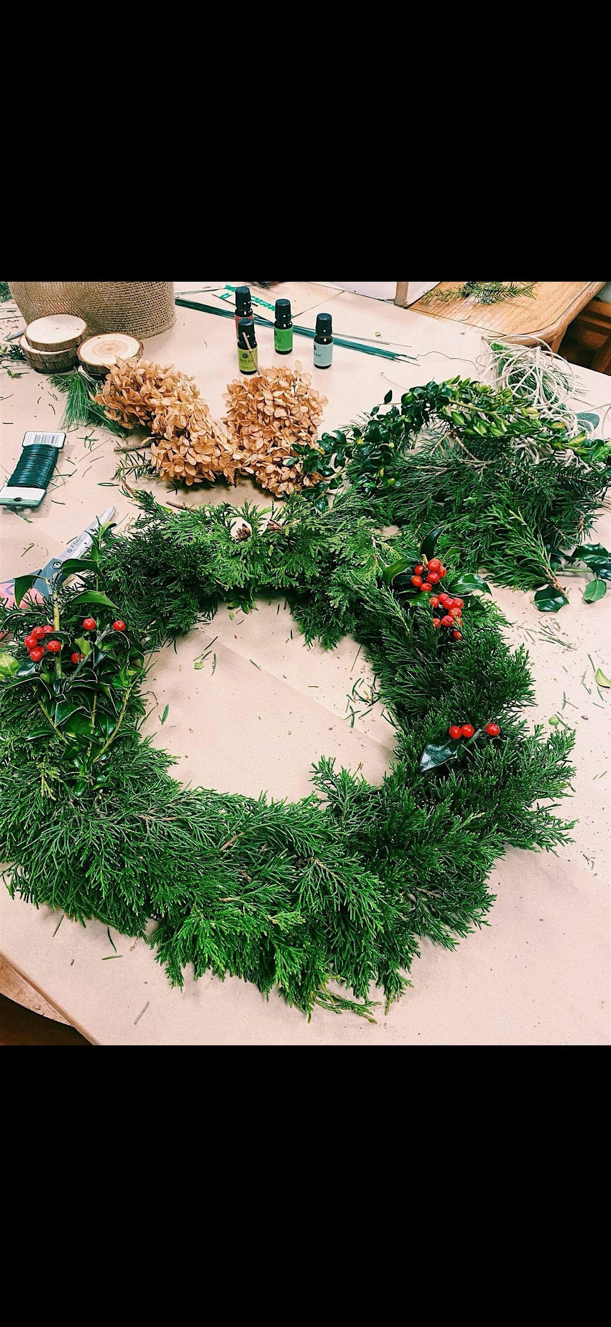 5th Annual Yuletide Garland & Wreath Workshop with Mother Crewe