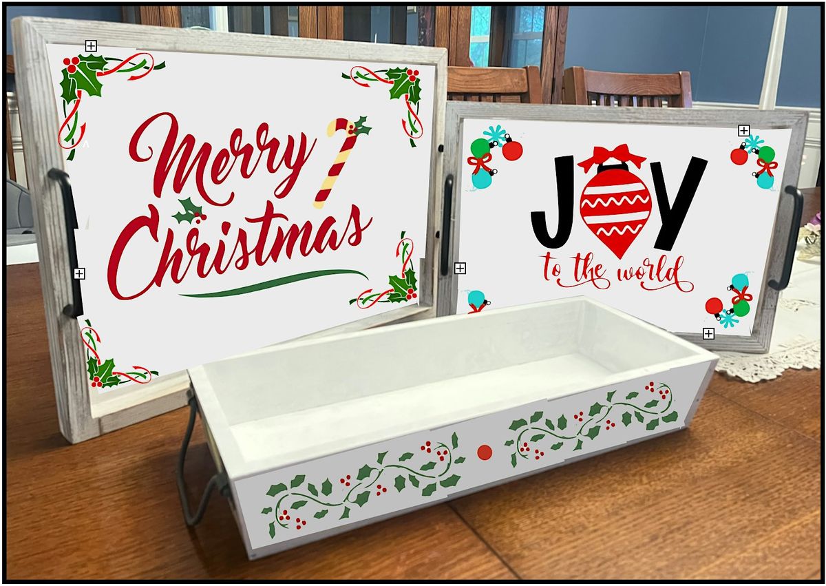 Winter Wooden Tray Paint Craze at Skyline Brewing on Tues Dec 9th