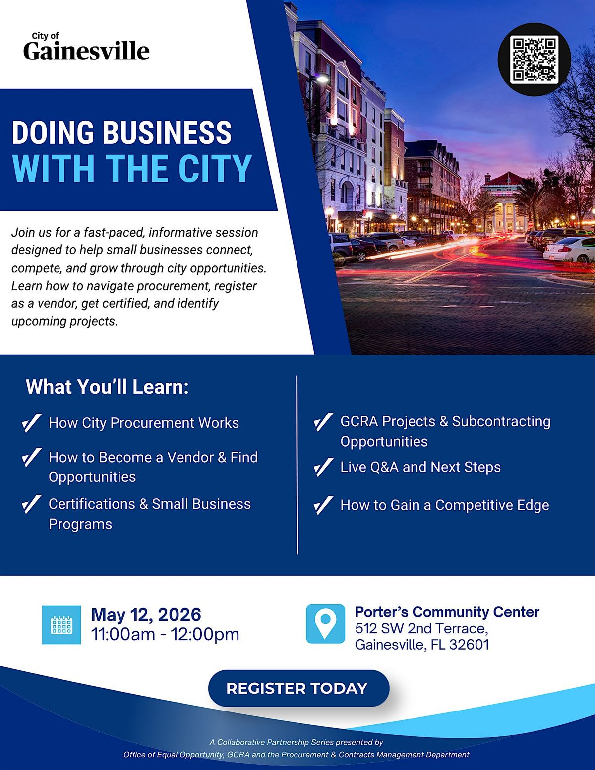 Learn How To Do Business With The City of Gainesville