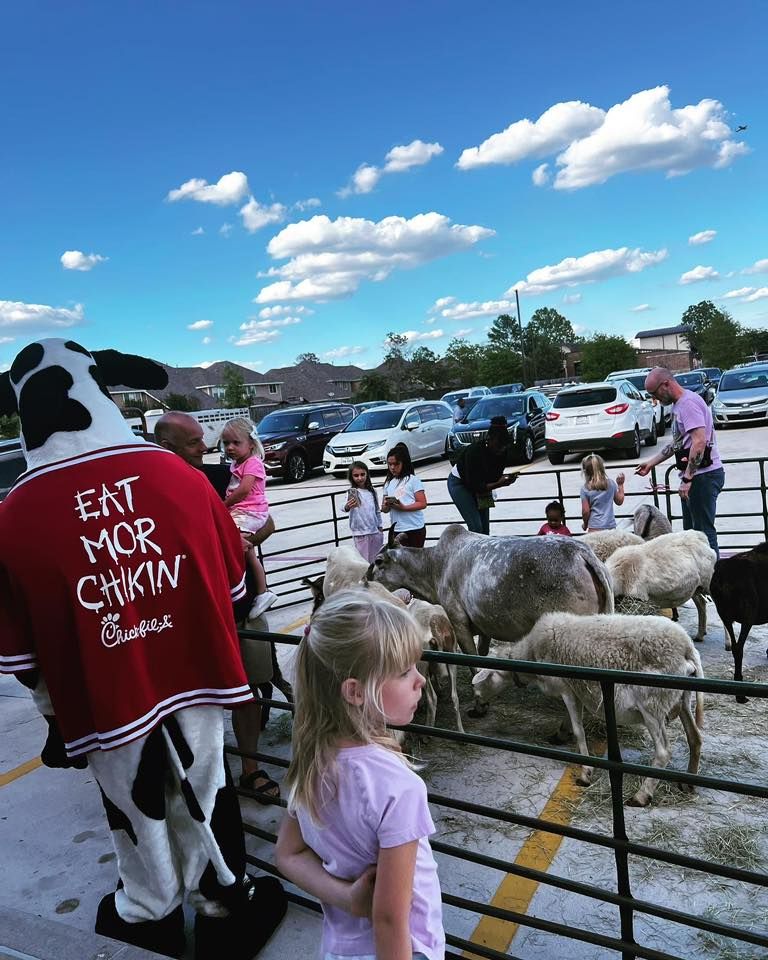 Petting zoo! ChickfilA 2920 / Kuykendahl (5905 FM 2920 Rd, Spring