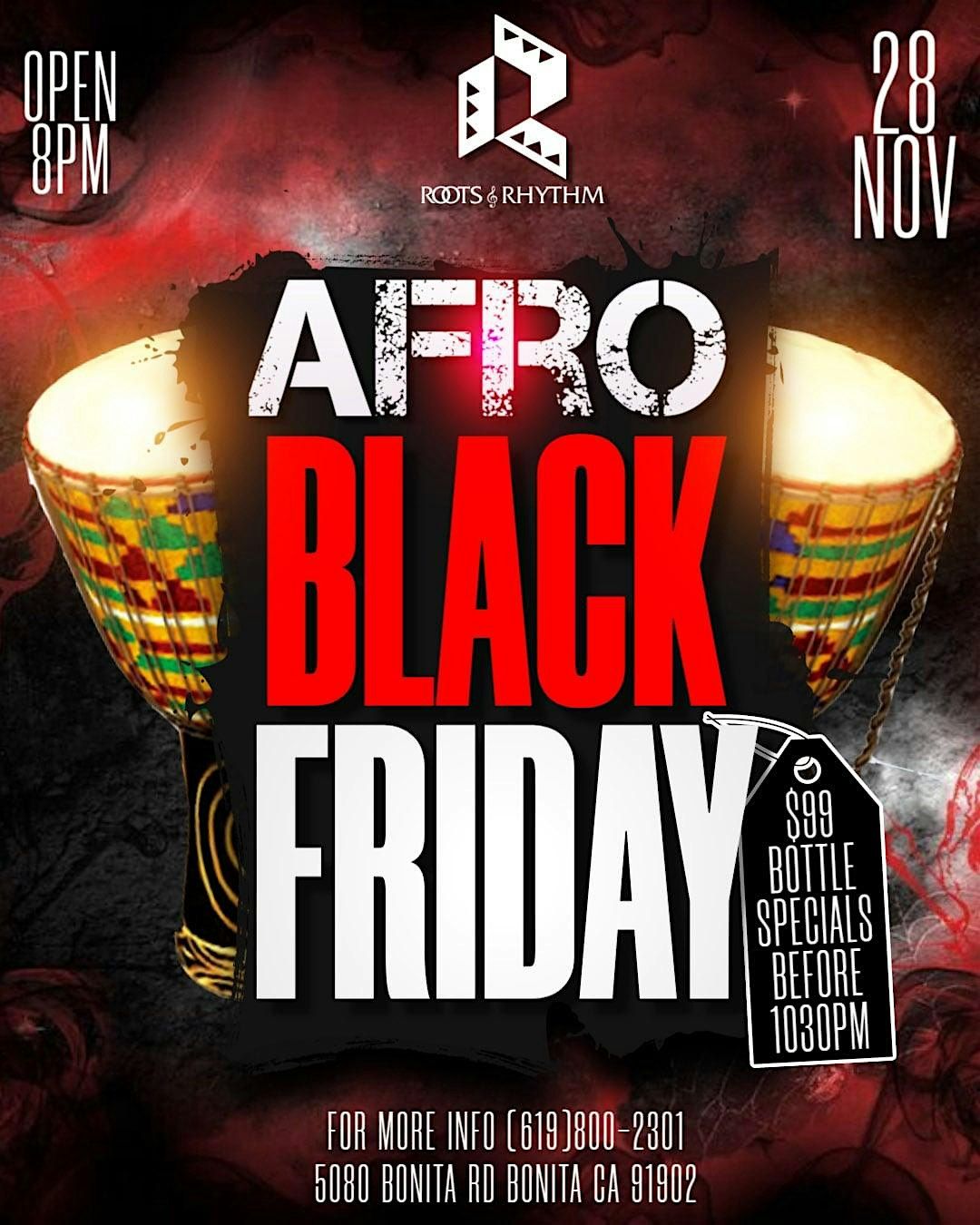 Afro Black Friday: Roots & Rhythm Live!