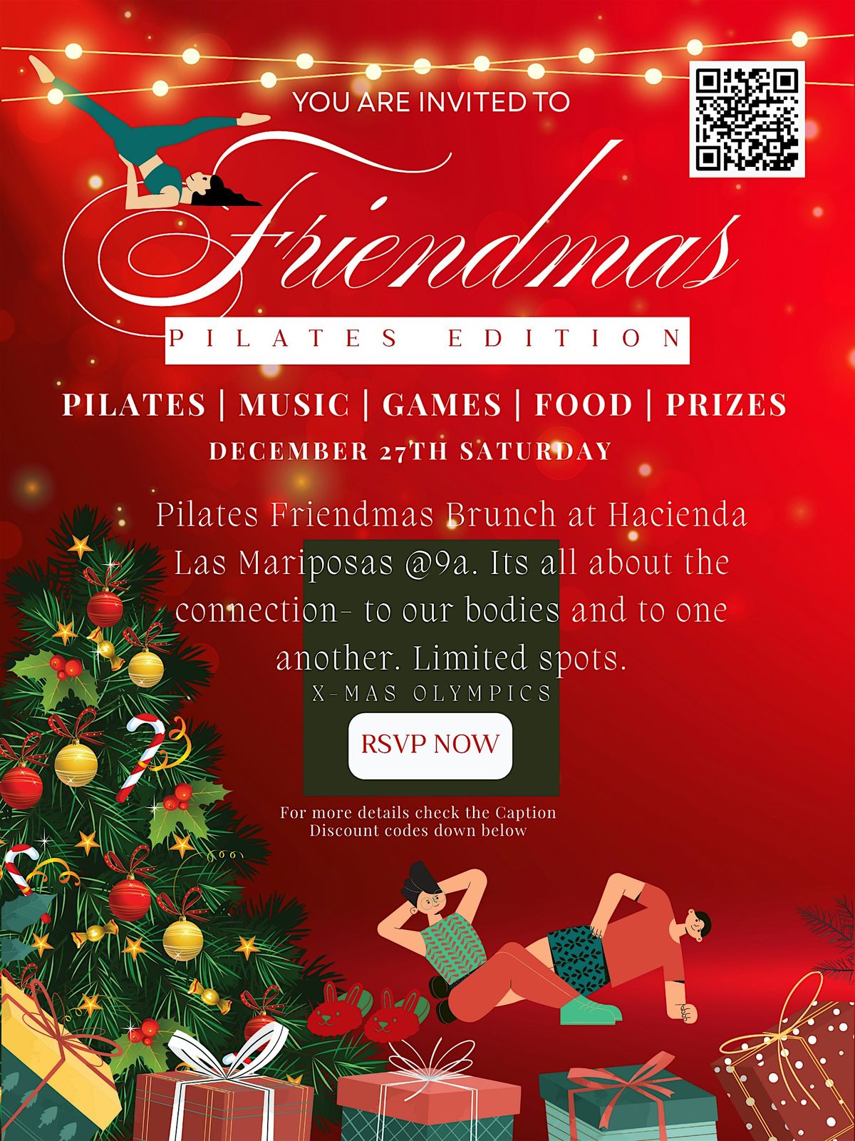 Pilates Friendmas Brunch:X-MAS OLYMPICS