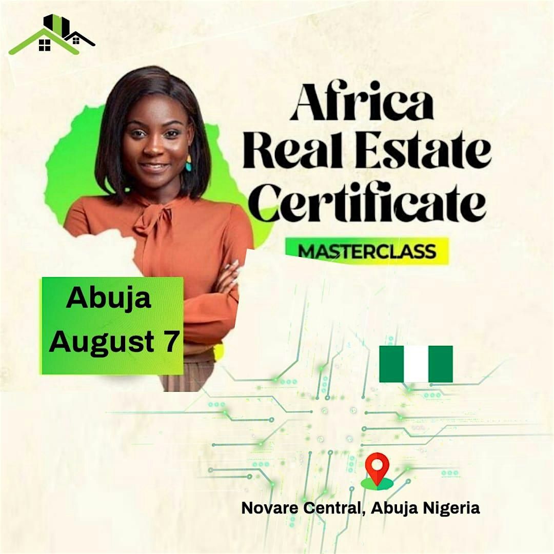 Pre-Registration Africa Real Estate Masterclass 2026 , Abuja