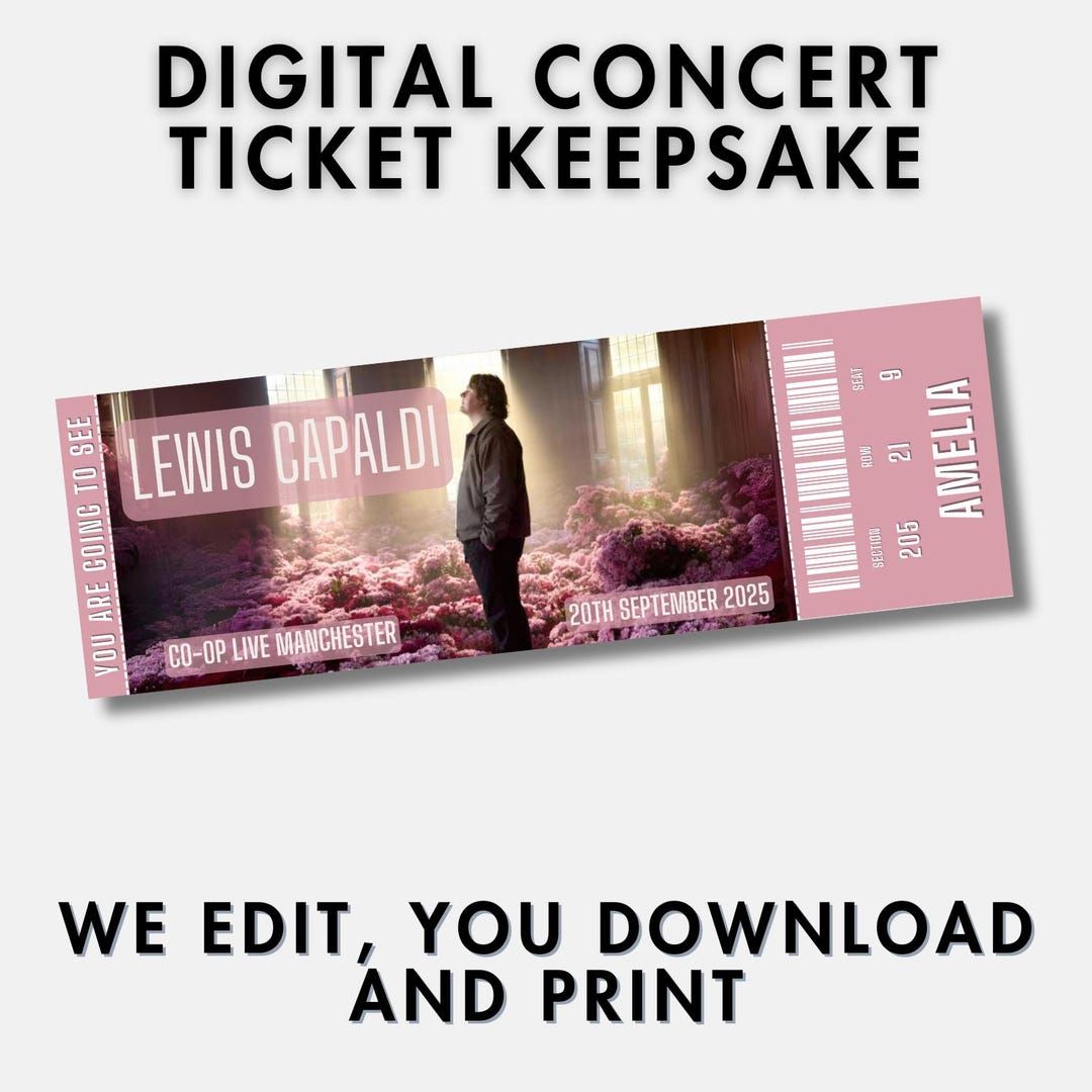 Lewis Capaldi Manchester Tickets