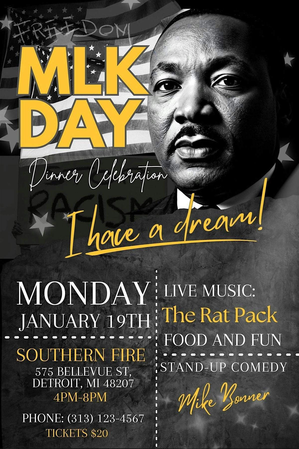 MLK Day celebration dinner