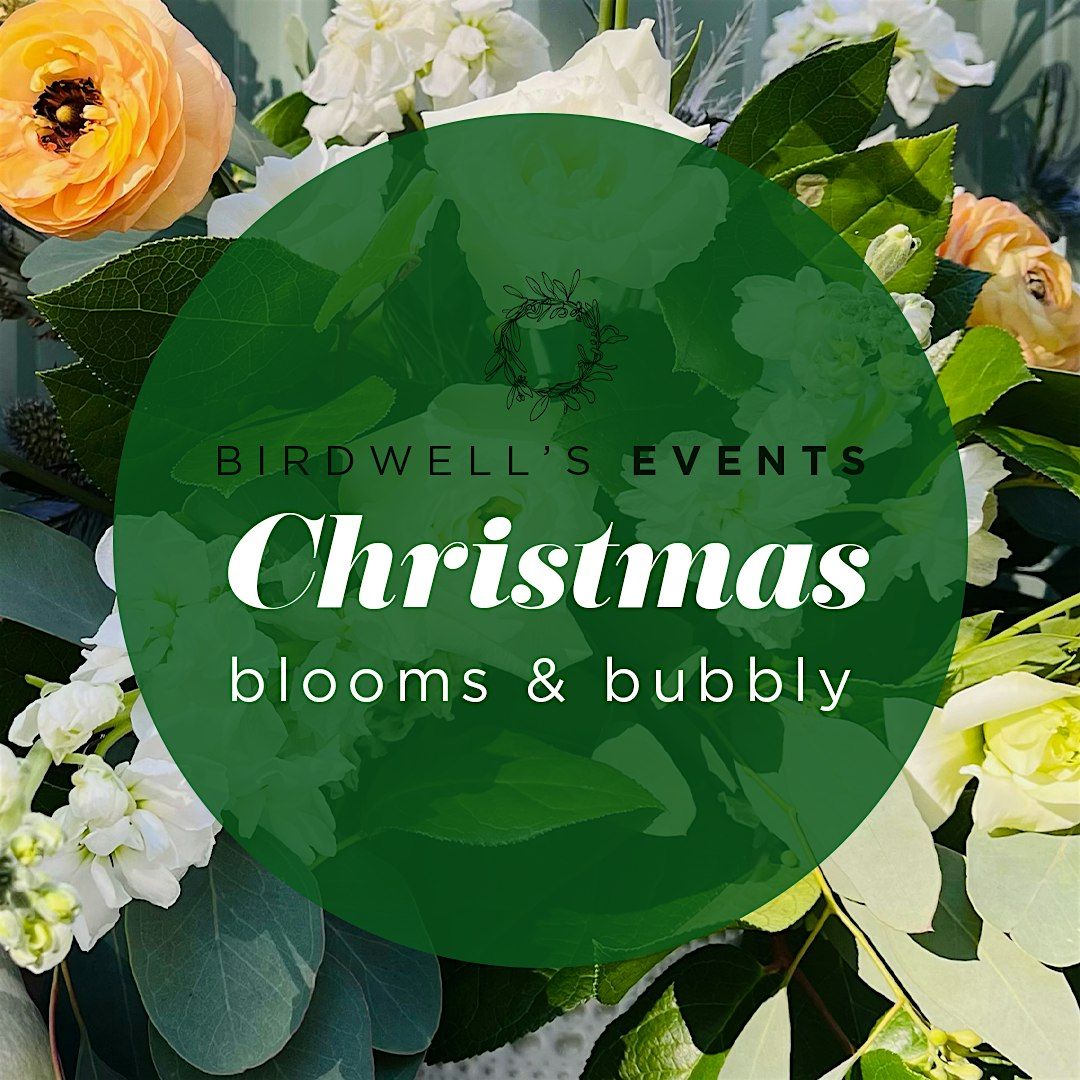 Blooms and Bubbly Christmas Floral Class