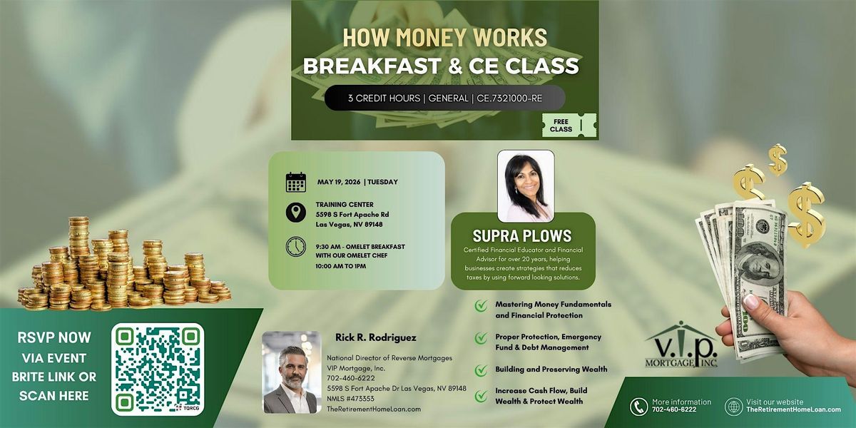 How Money Works \u2013 Breakfast & FREE CE Class