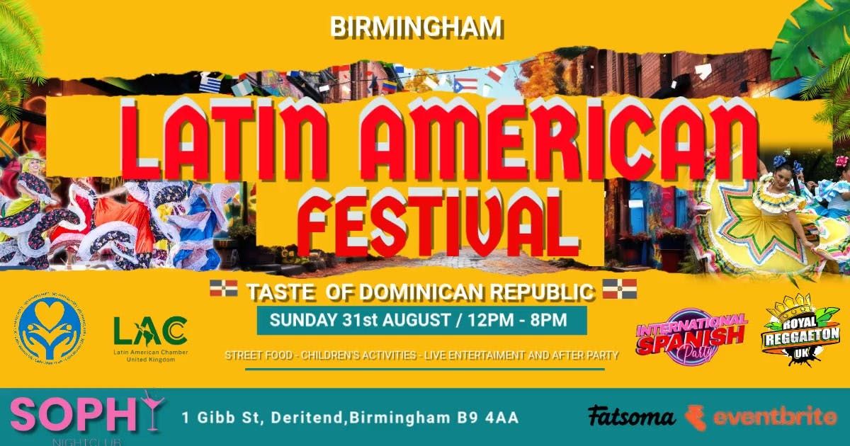 LATIN AMERICAN FESTIVAL - TASTE OF DOMINICAN REPUBLIC IN BIRMINGHAM