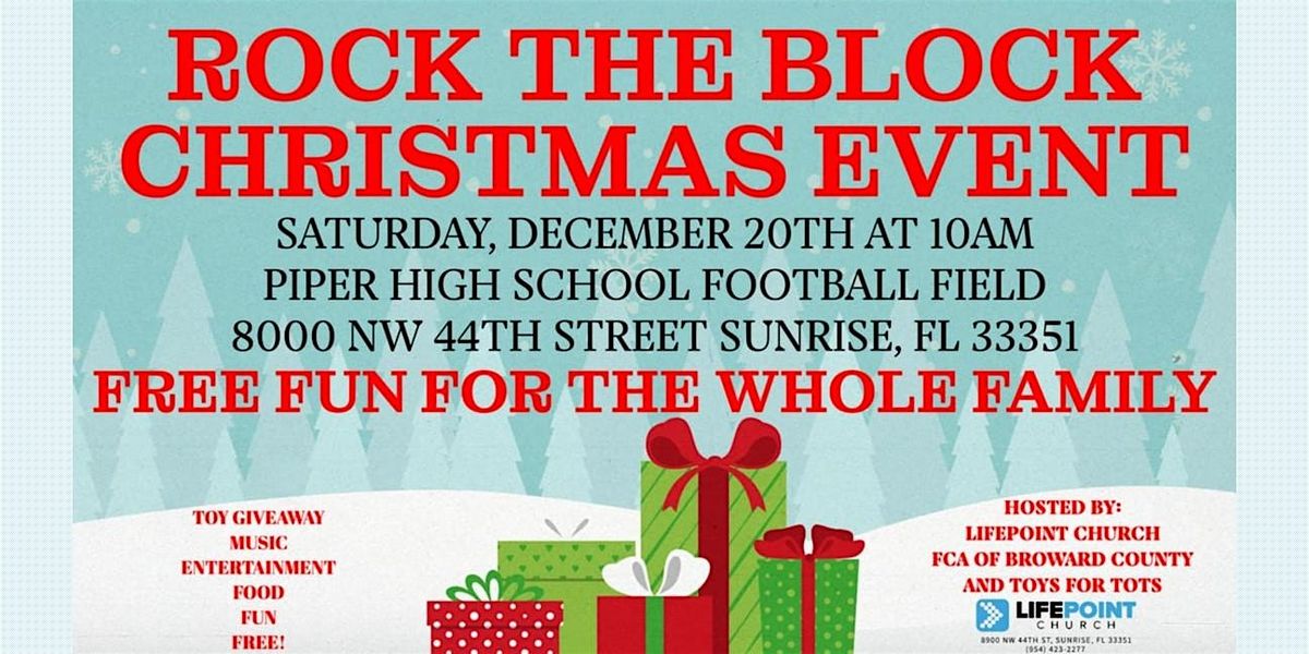 Rock the Block Christmas Event at LifePoint Church
