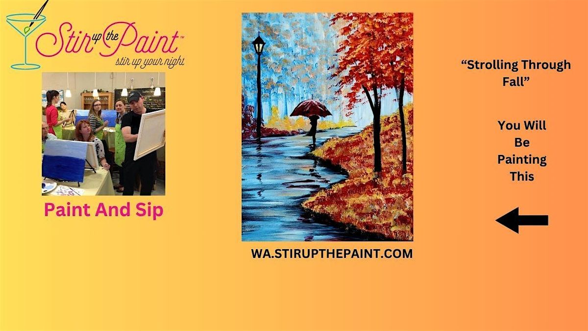 Seattle Paint and Sip, Paint Party, Paint Night With Stir Up The Paint