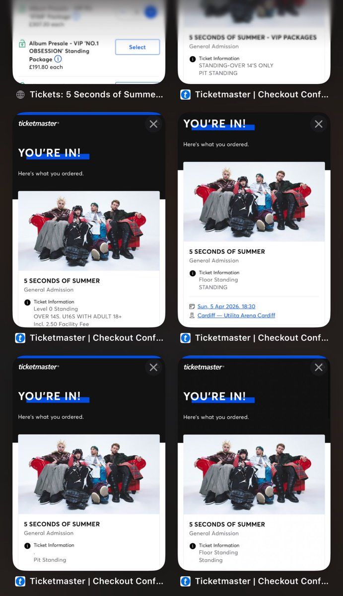 5 Seconds of Summer Cardiff Tickets