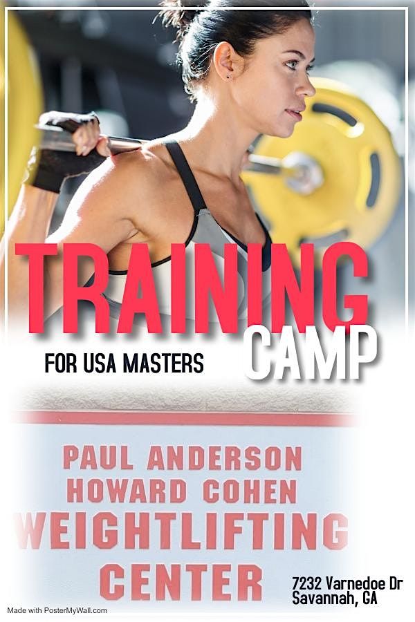 USA MASTERS Weightlifting Training Camp - TX