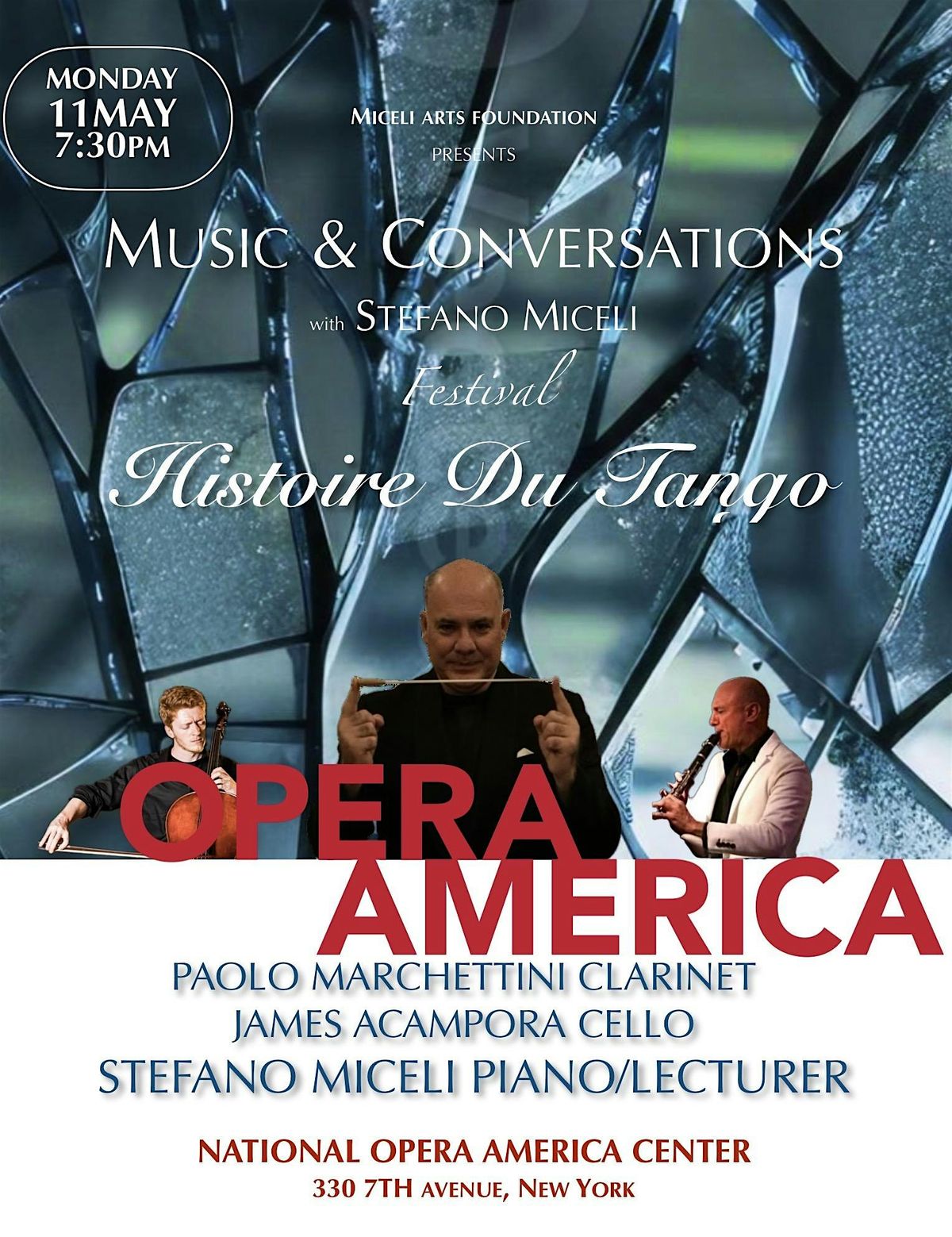 Histoire du Tango with Stefano Miceli in Music & Conversations Festival