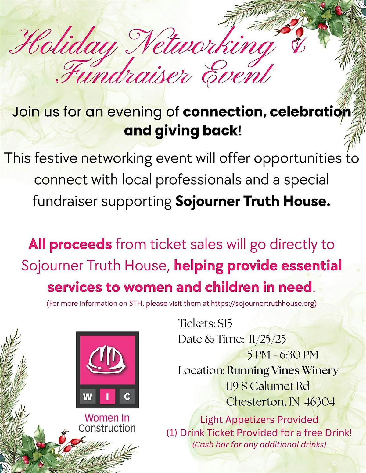 Women in Construction - Fundraising Networking Event