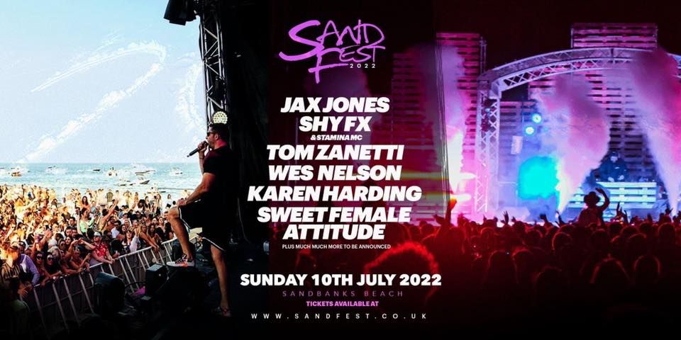 SandFest 2022 - UNDER 300 TICKETS REMAINING | Sandbanks Beach, Poole ...