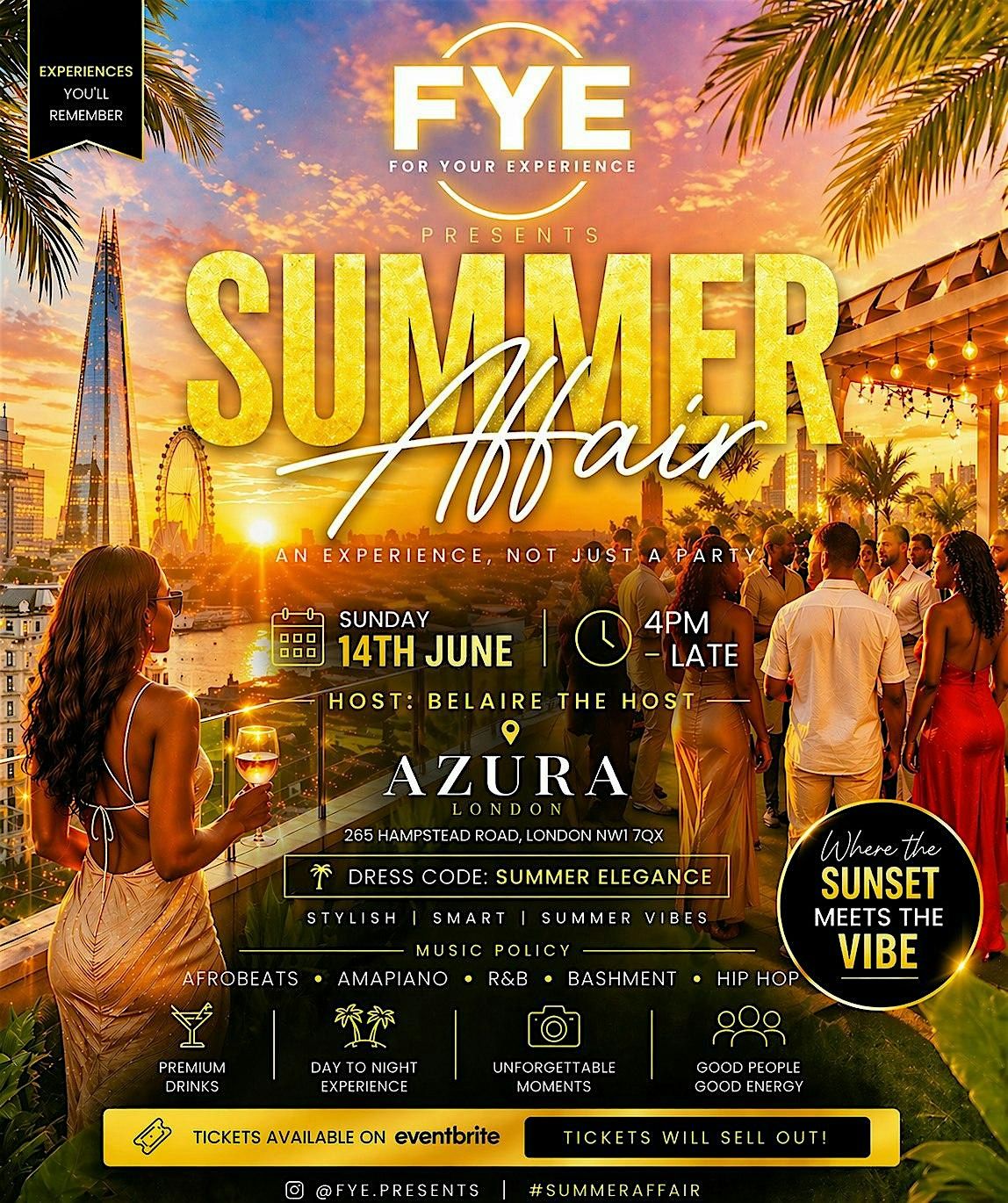 FYE PRESENTS: SUMMER AFFAIR \u2600\ufe0f