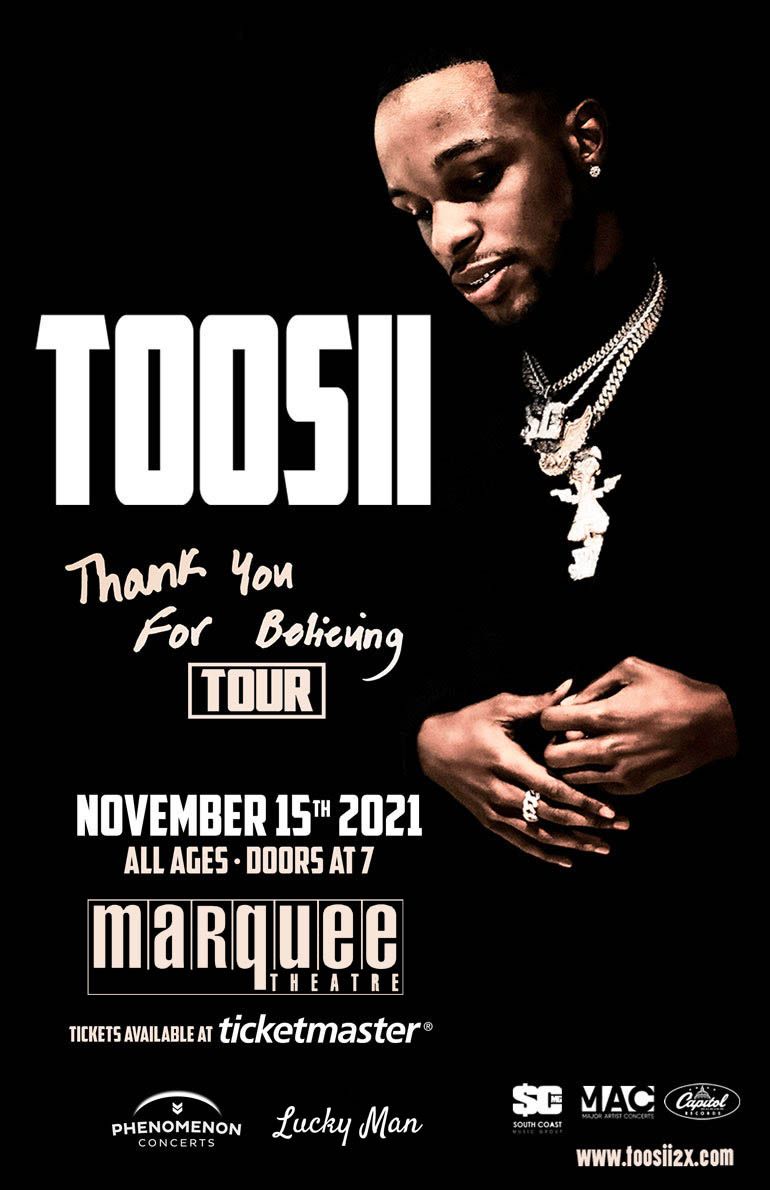 Toosii at Ovens Auditorium