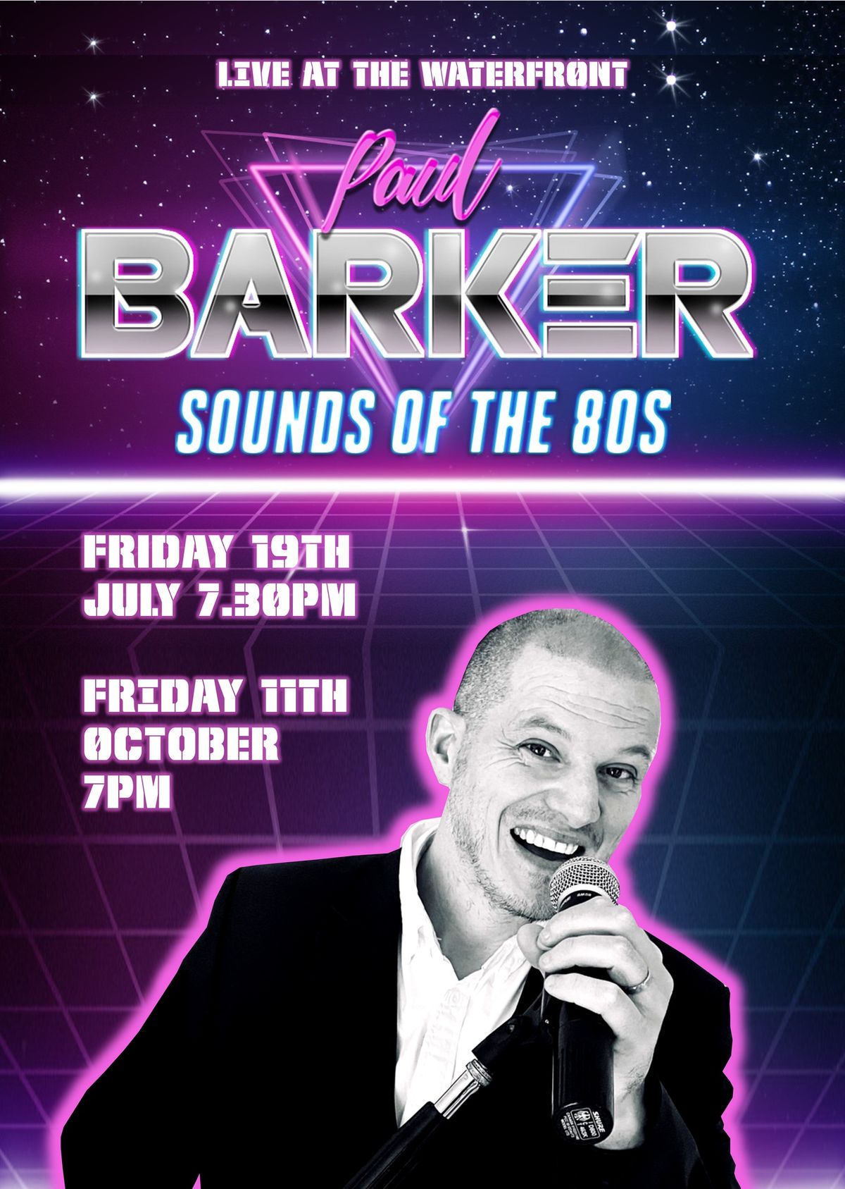 Sounds of the 80s Live by Paul Barker! The Waterfront Marine Parade