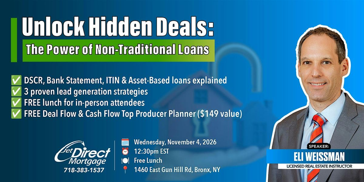 Unlock Hidden Deals: The Power of Non-Traditional Loans