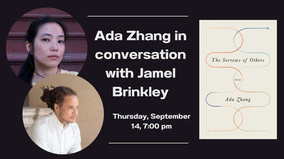 Ada Zhang in conversation with Jamel Brinkley