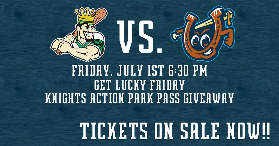 Knights Action Park Pass Giveaway! Robin Roberts Stadium, Springfield