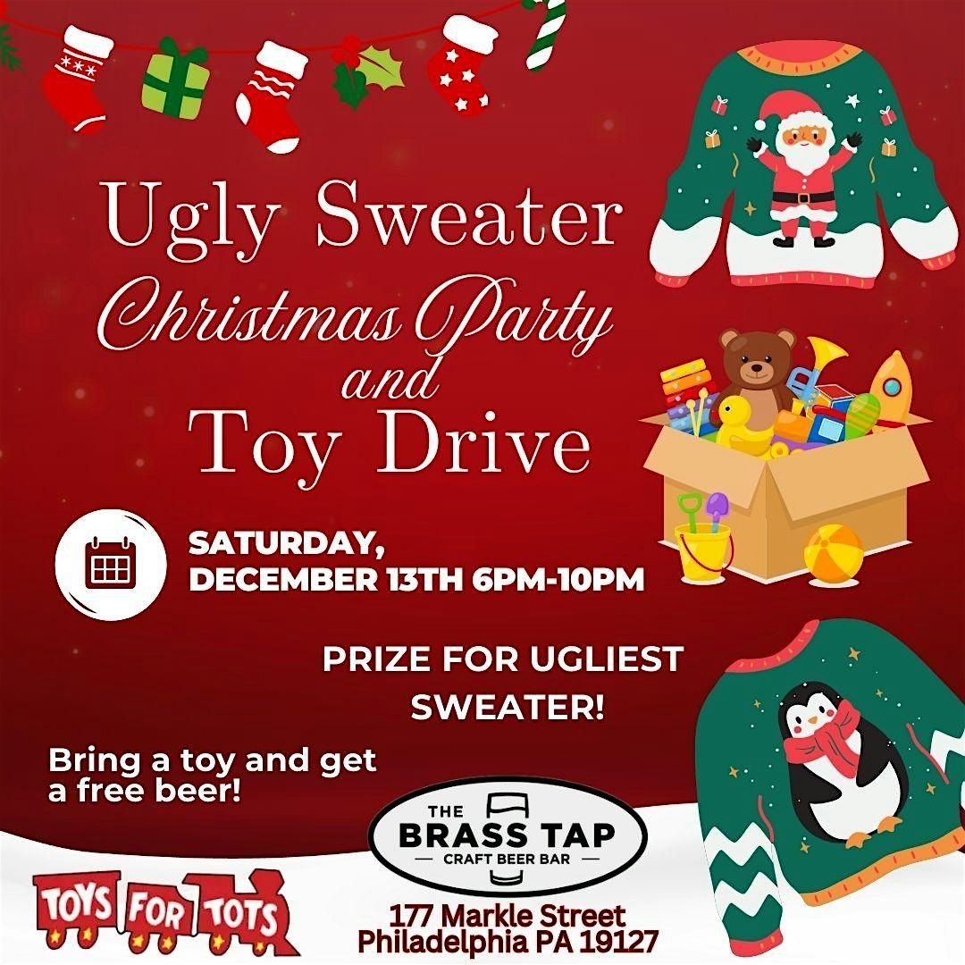 Ugly Sweater Party and Toys for Tots Drive