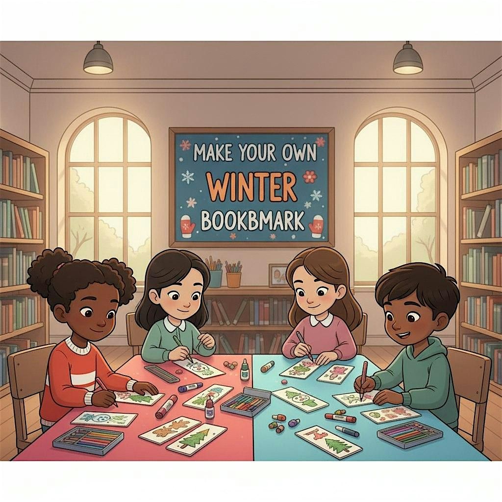 Make and Take: Color Your Own Winter Bookmark