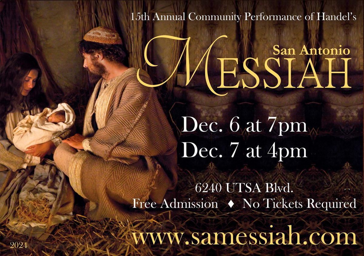 2024 Performance of Handels Messiah 6240 UTSA Blvd, San Antonio, TX