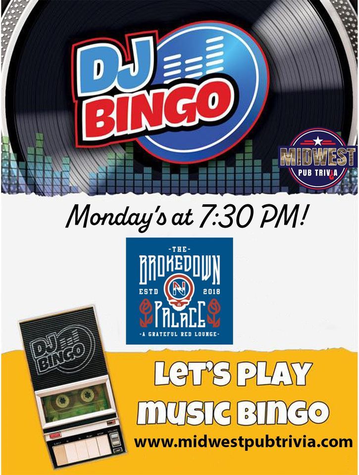 Monday Night Music Bingo | Brokedown Palace, Omaha, NE | March 27, 2023