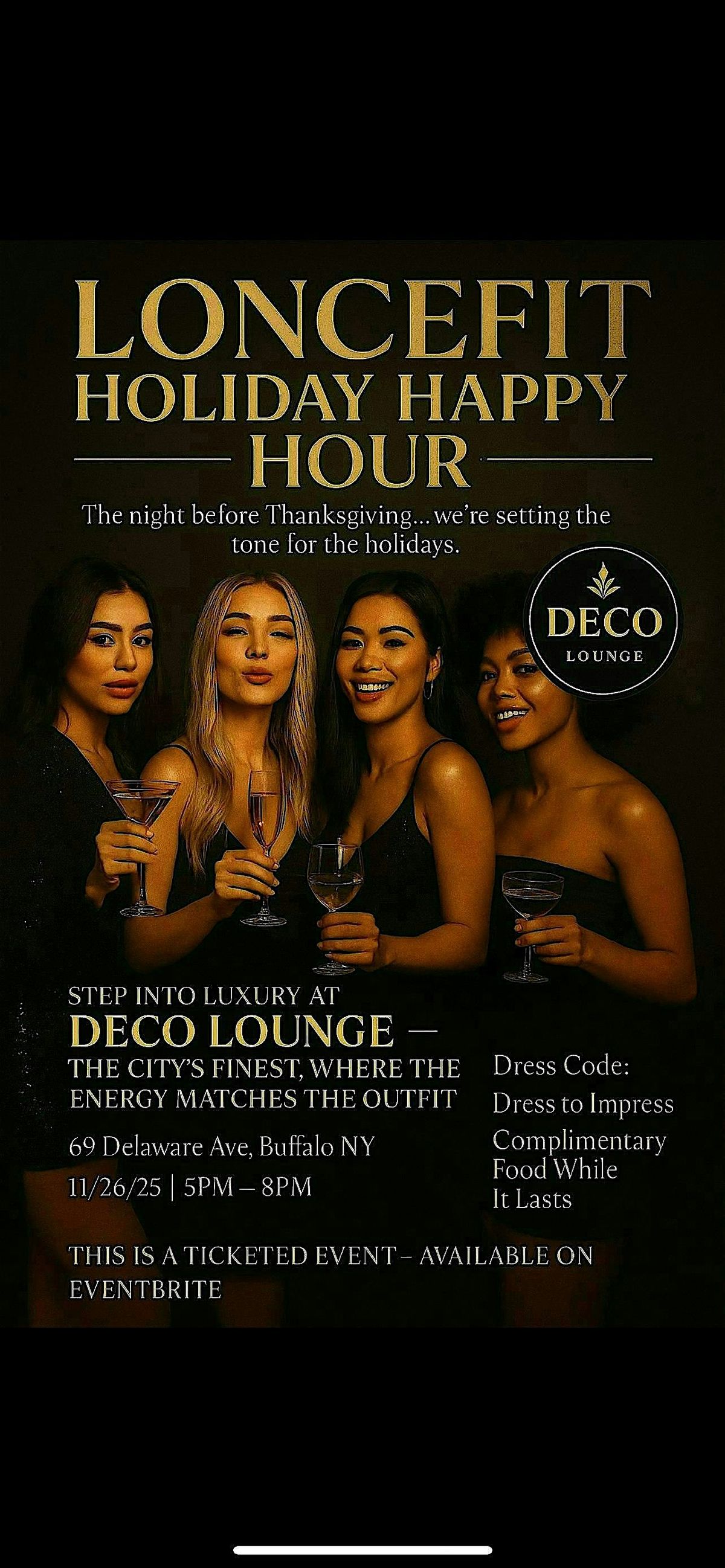 LONCEFIT HOLIDAY HAPPY HOUR