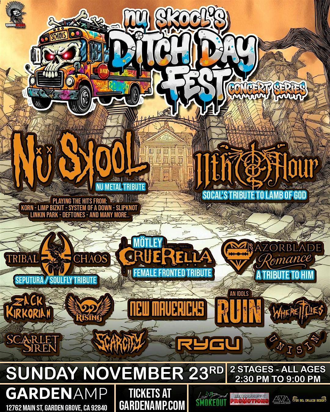 Zack Kirkorian Opening for NU SKOOL at the Garden AMP