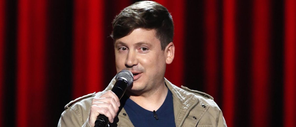 Dave Landau with Amy Shanker at Brad Garretts Comedy Club at MGM Hotel and Casino