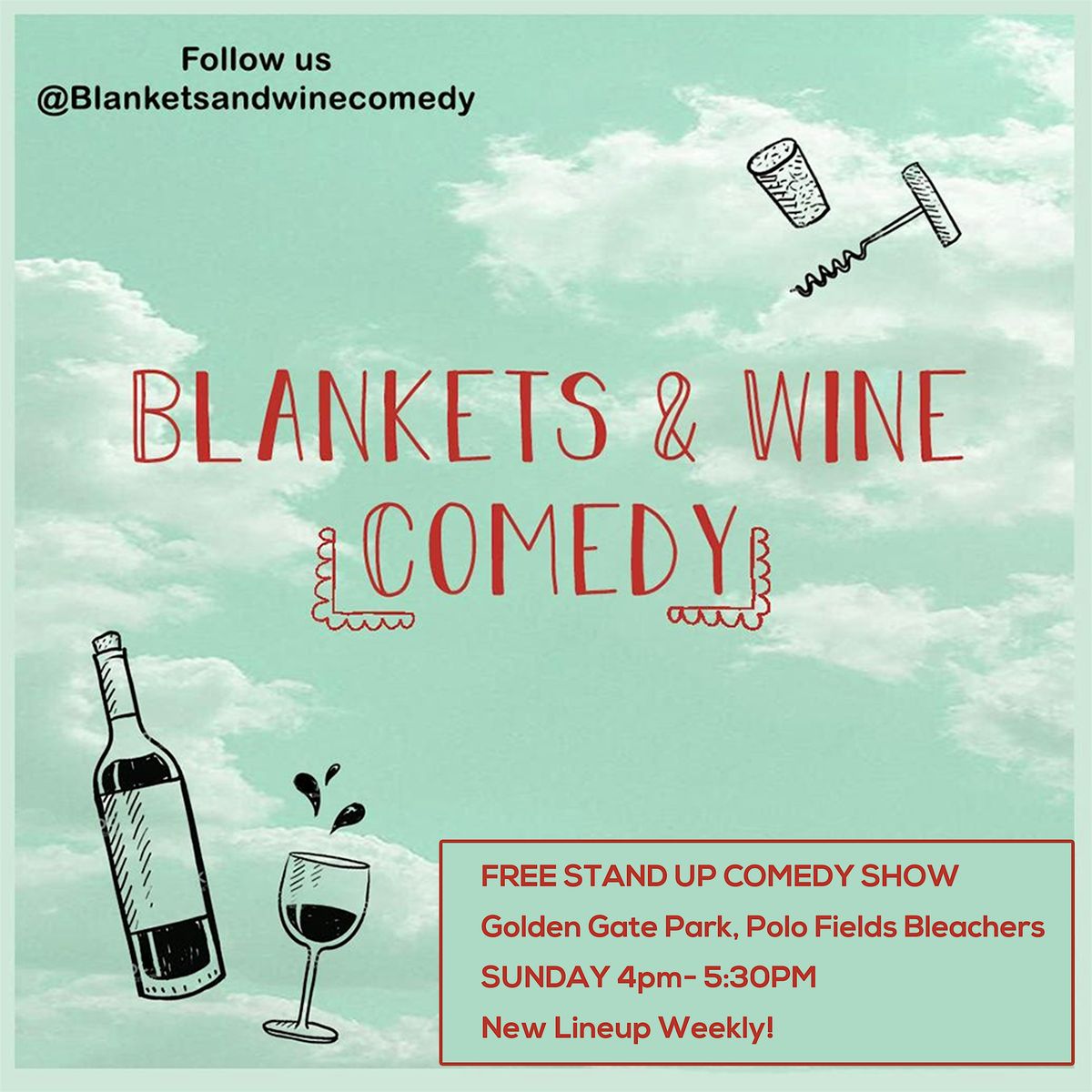 Blankets & Wine Comedy