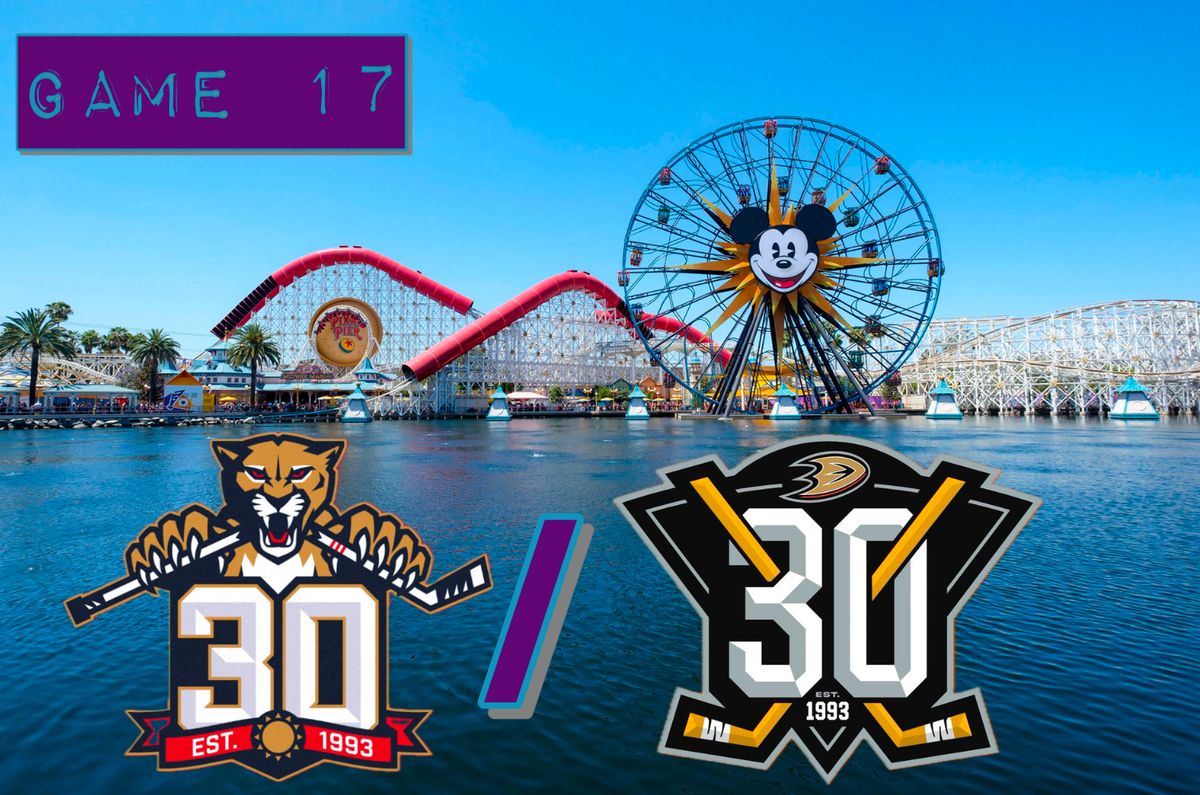 Parking Florida Panthers at Anaheim Ducks