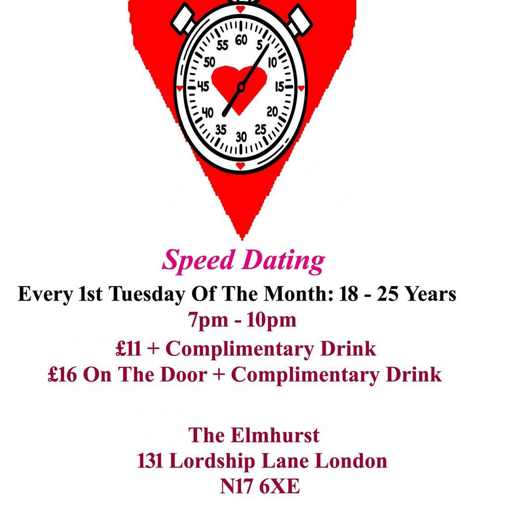 Speed Dating. 18 -  25 years. Tuesdays