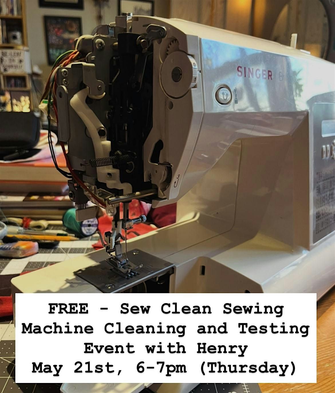 FREE - Sew Clean Sewing Machine Cleaning